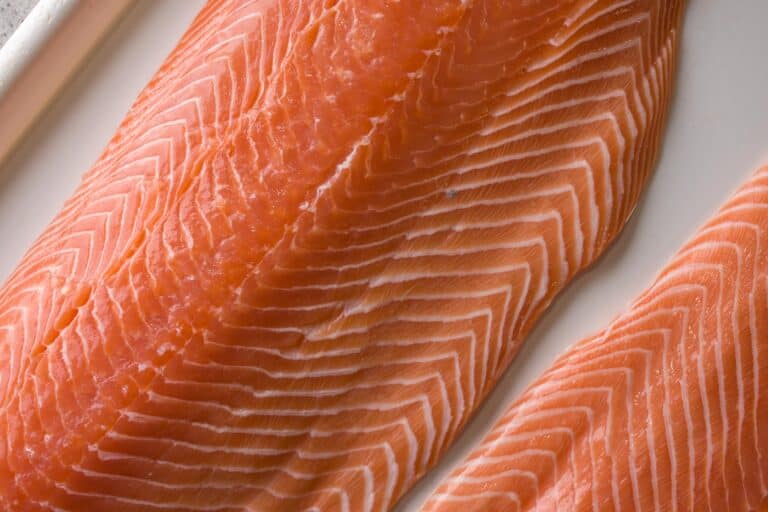 salmon fillets ready to be cooked